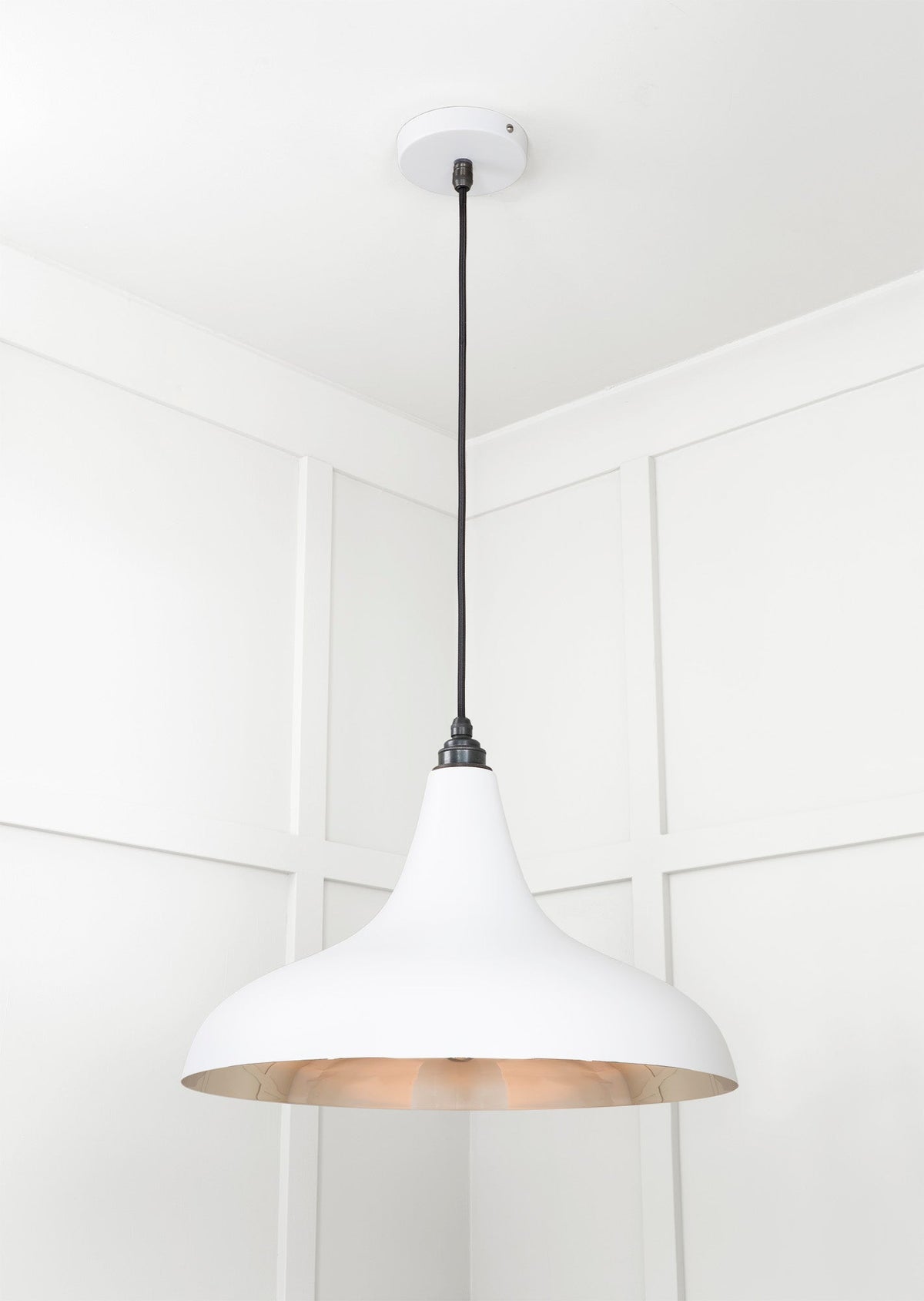 Smooth Nickel Frankley Pendant by From The Anvil