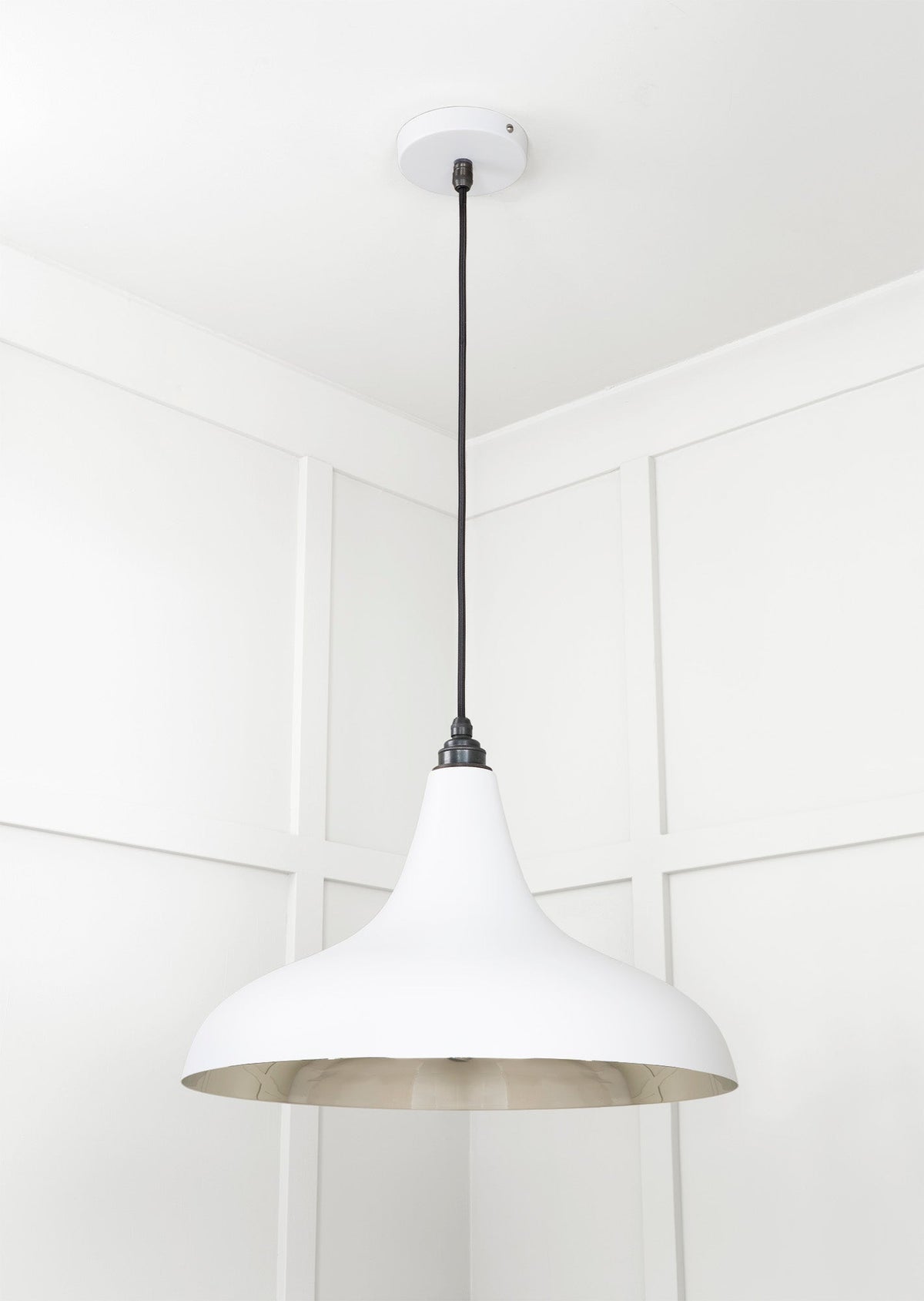 Smooth Nickel Frankley Pendant by From The Anvil