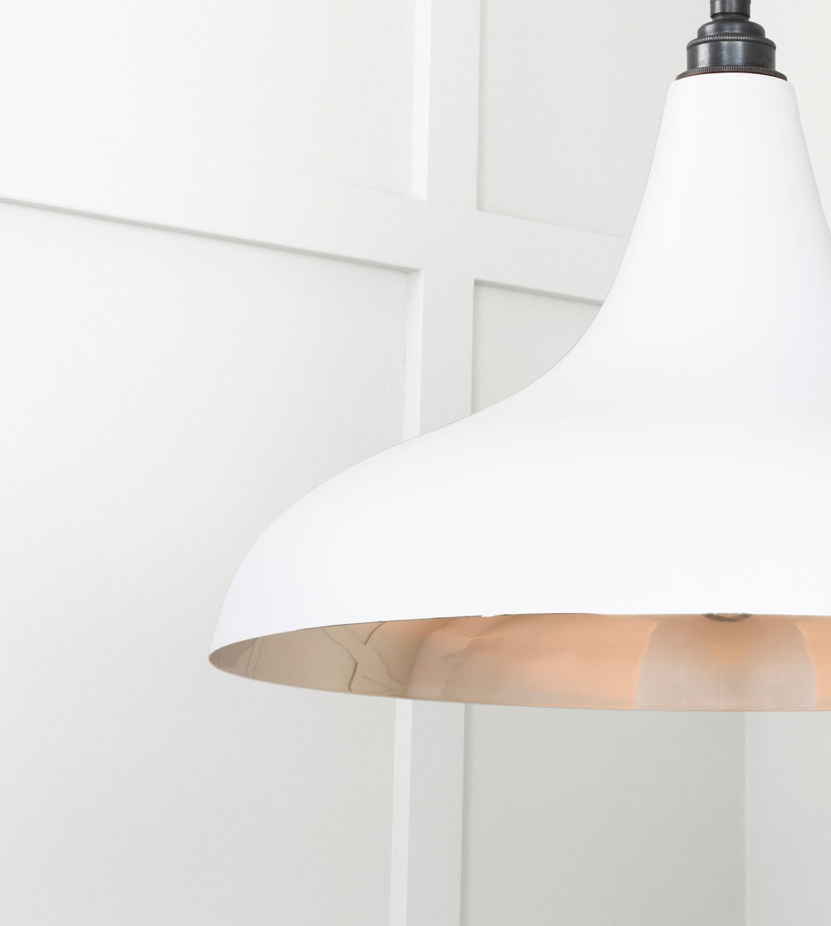Smooth Nickel Frankley Pendant by From The Anvil