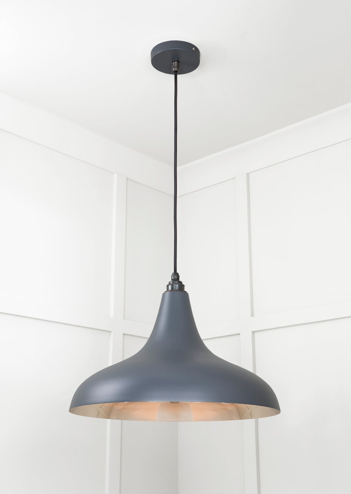 Smooth Nickel Frankley Pendant by From The Anvil