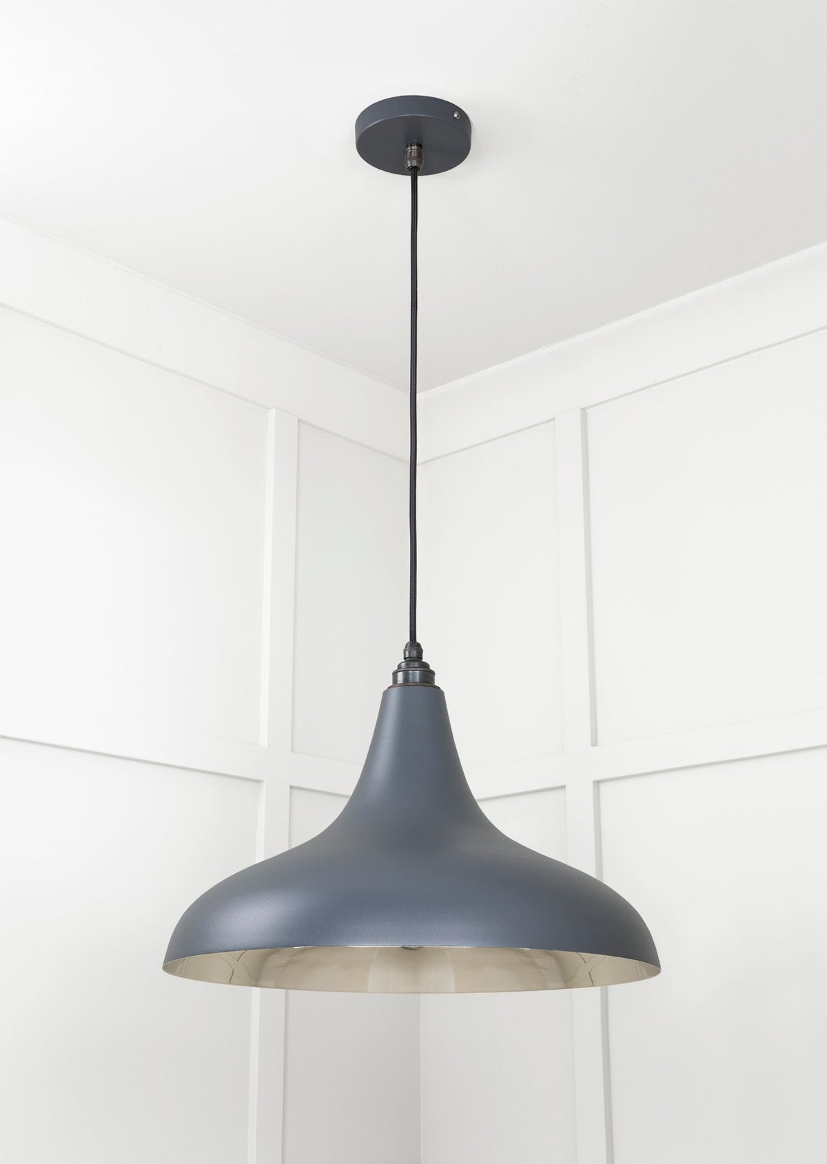 Smooth Nickel Frankley Pendant by From The Anvil
