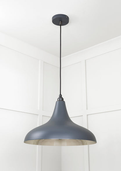 Smooth Nickel Frankley Pendant by From The Anvil
