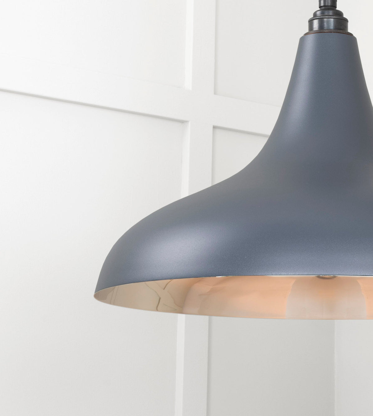 Smooth Nickel Frankley Pendant by From The Anvil