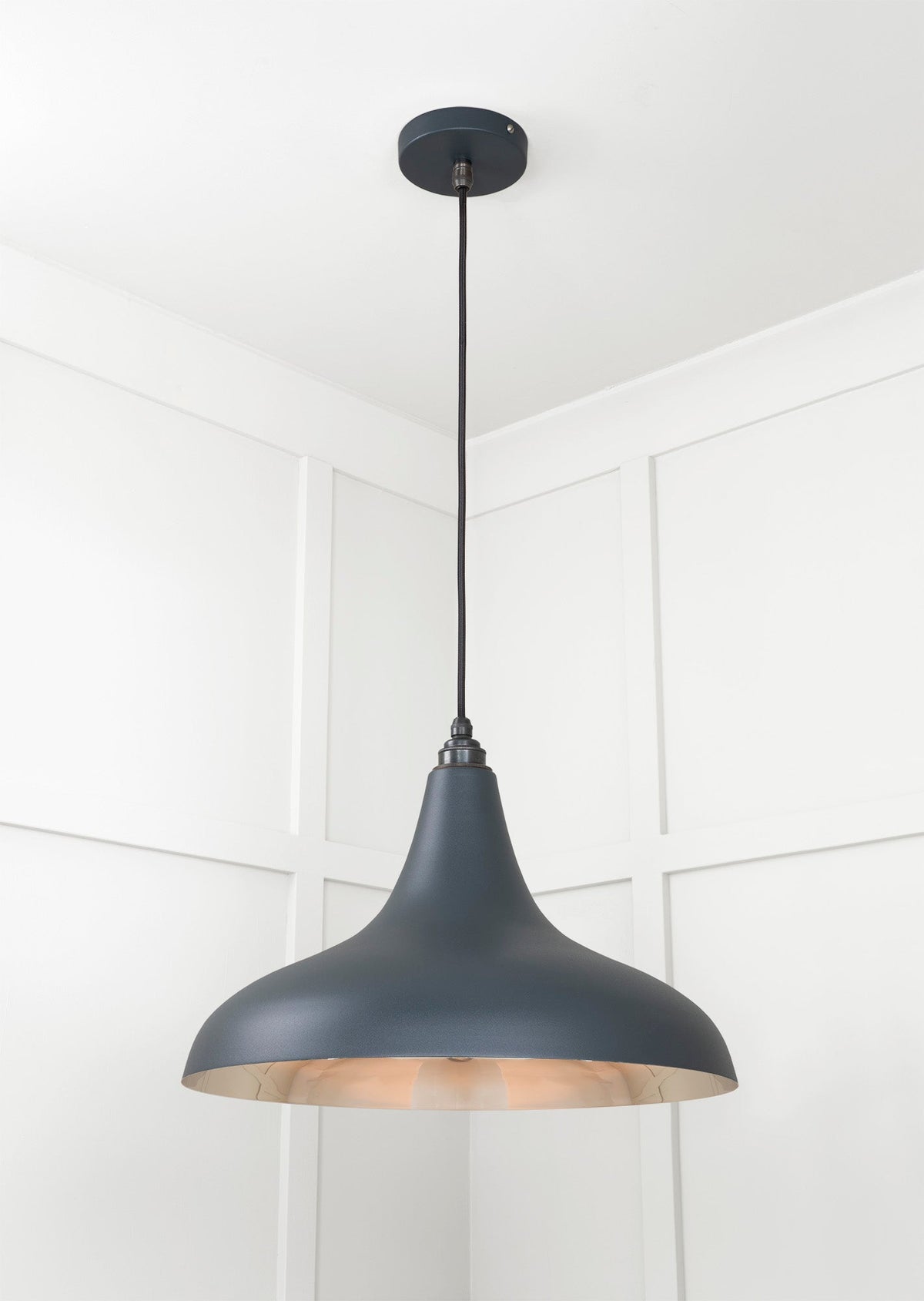 Smooth Nickel Frankley Pendant by From The Anvil