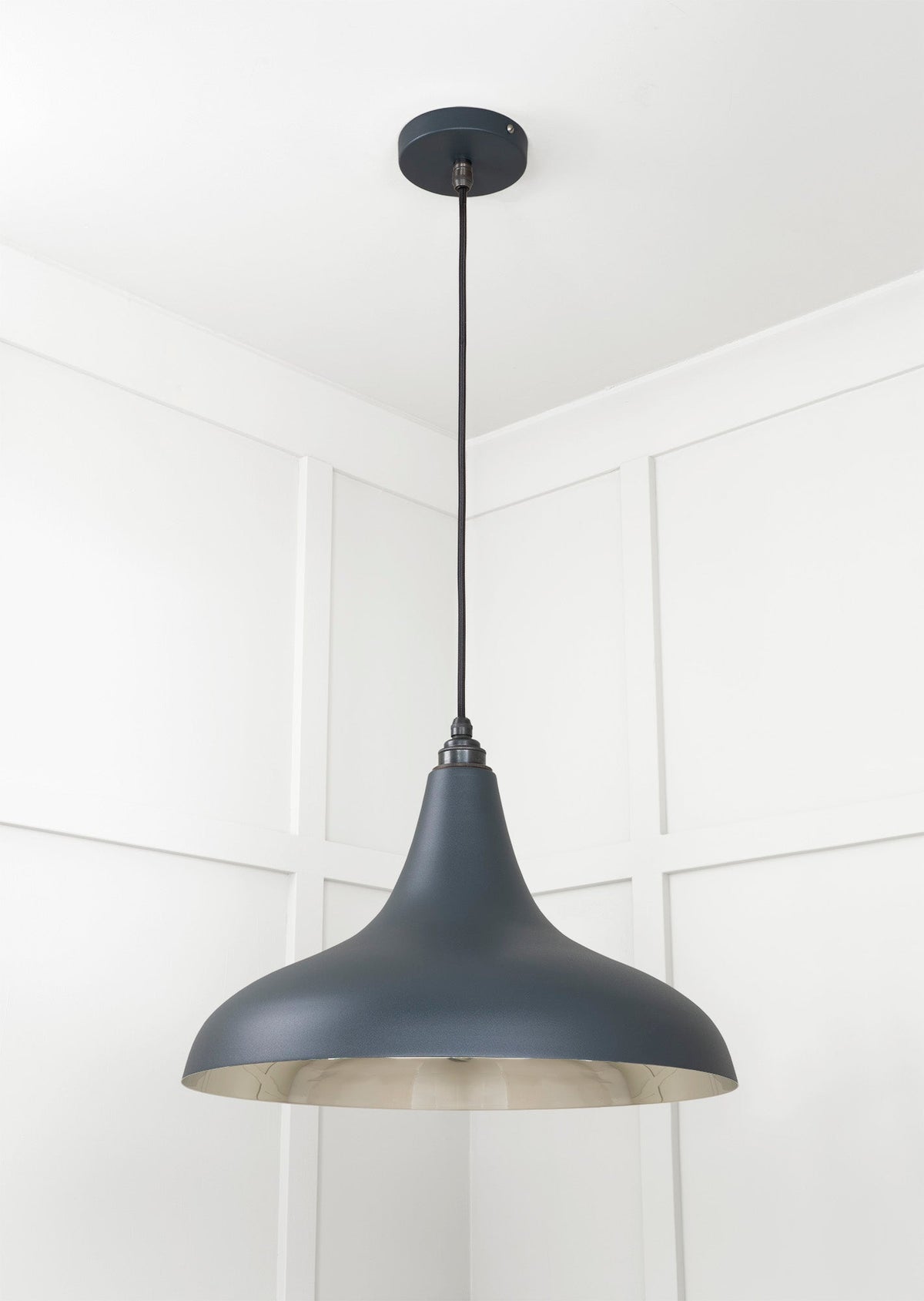 Smooth Nickel Frankley Pendant by From The Anvil