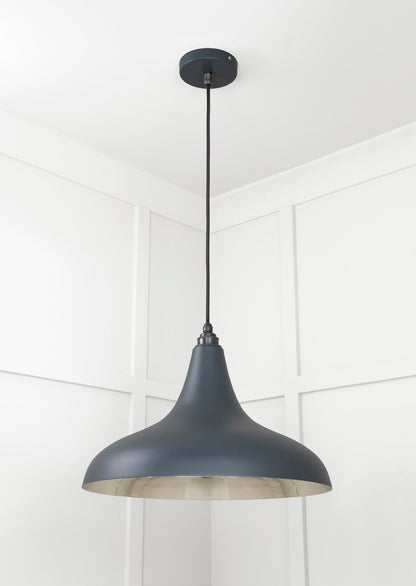 Smooth Nickel Frankley Pendant by From The Anvil