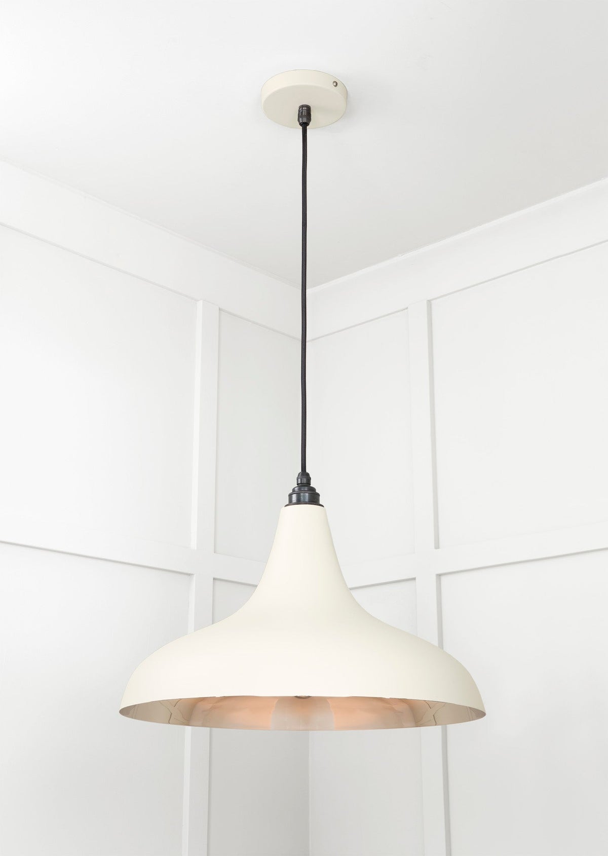 Smooth Nickel Frankley Pendant by From The Anvil