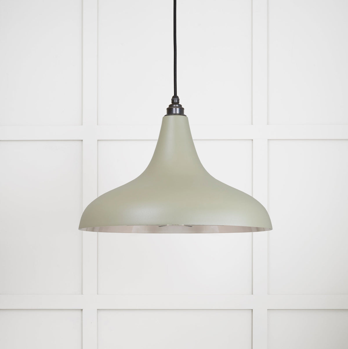 Smooth Nickel Frankley Pendant by From The Anvil