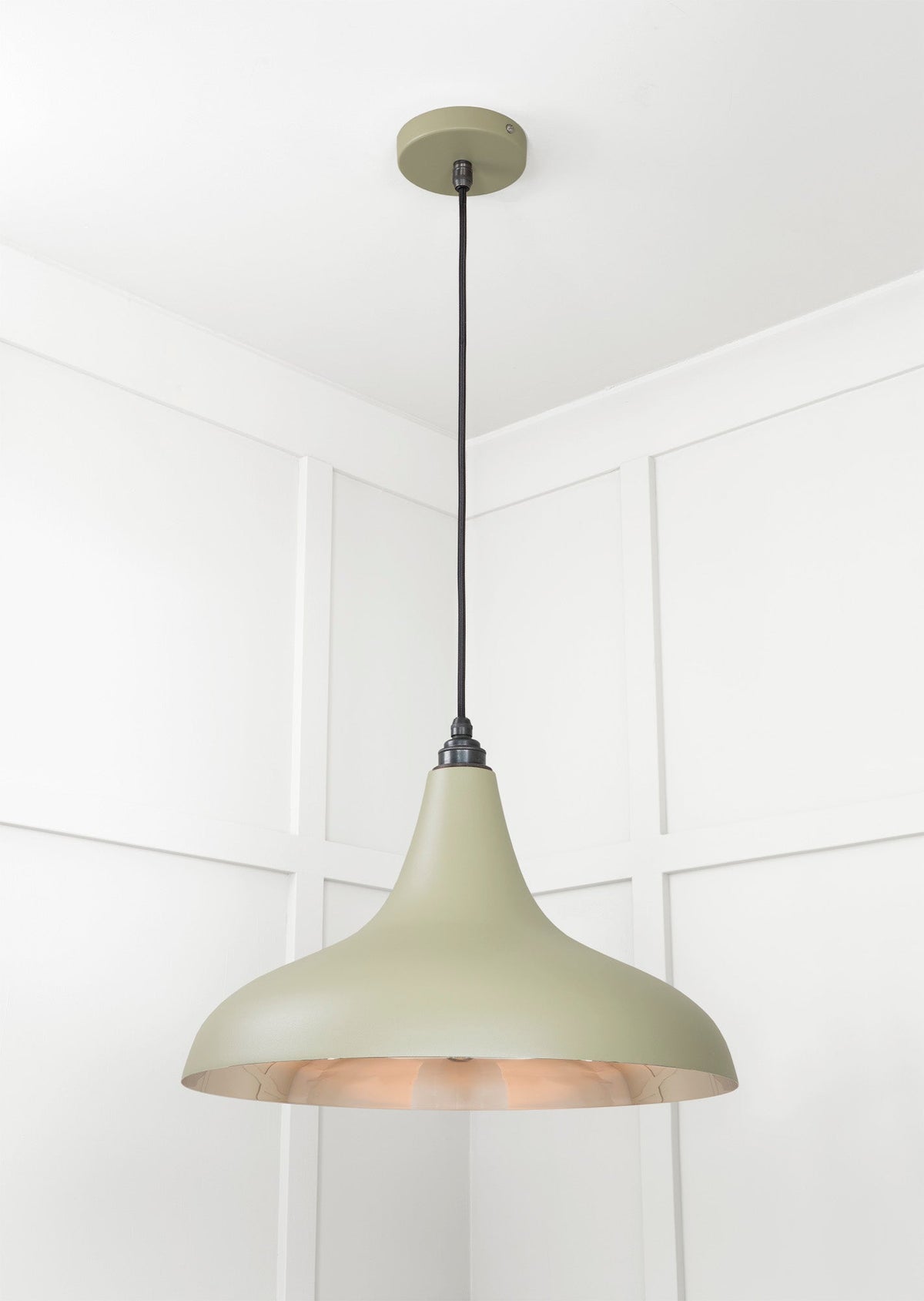 Smooth Nickel Frankley Pendant by From The Anvil