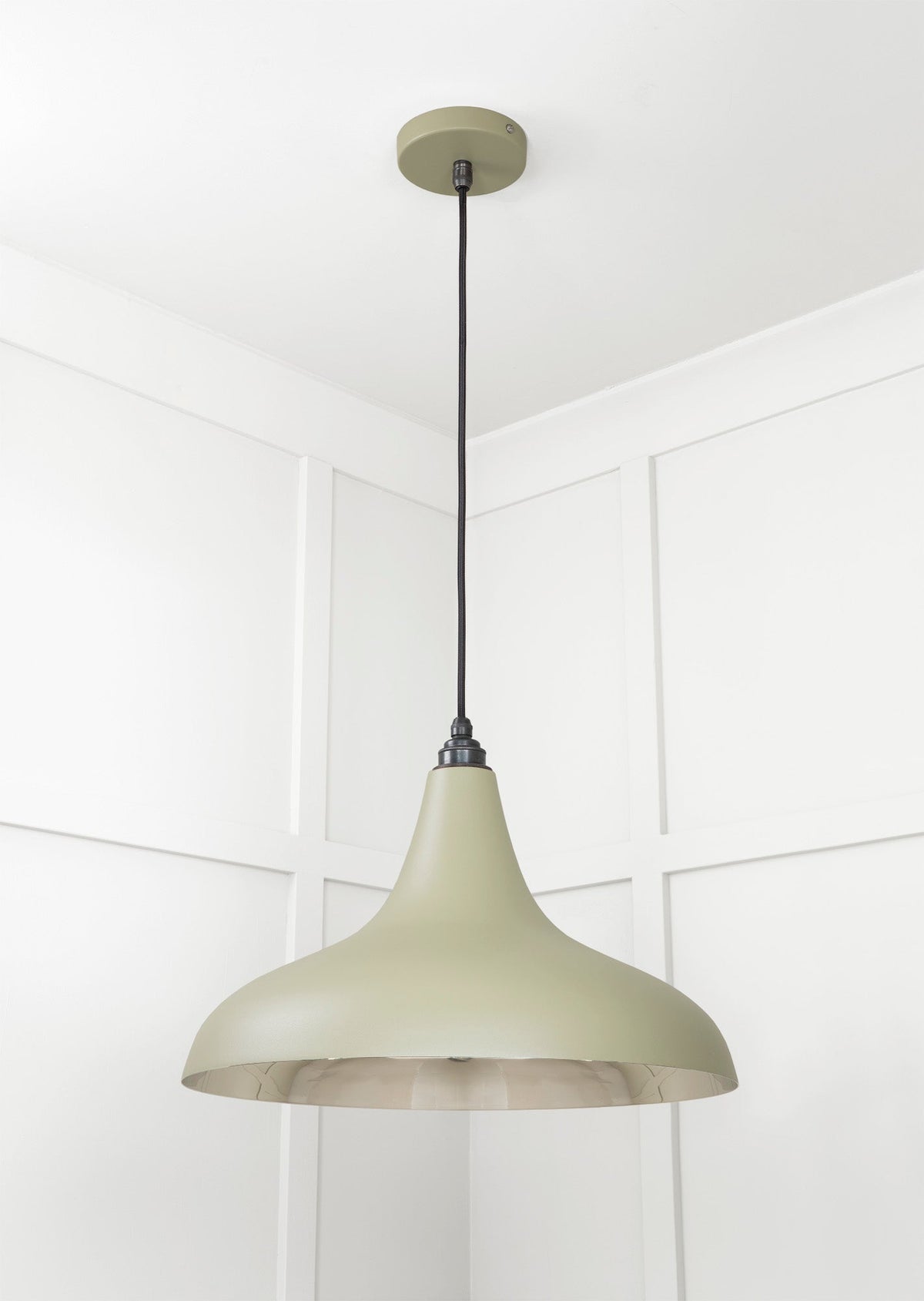 Smooth Nickel Frankley Pendant by From The Anvil