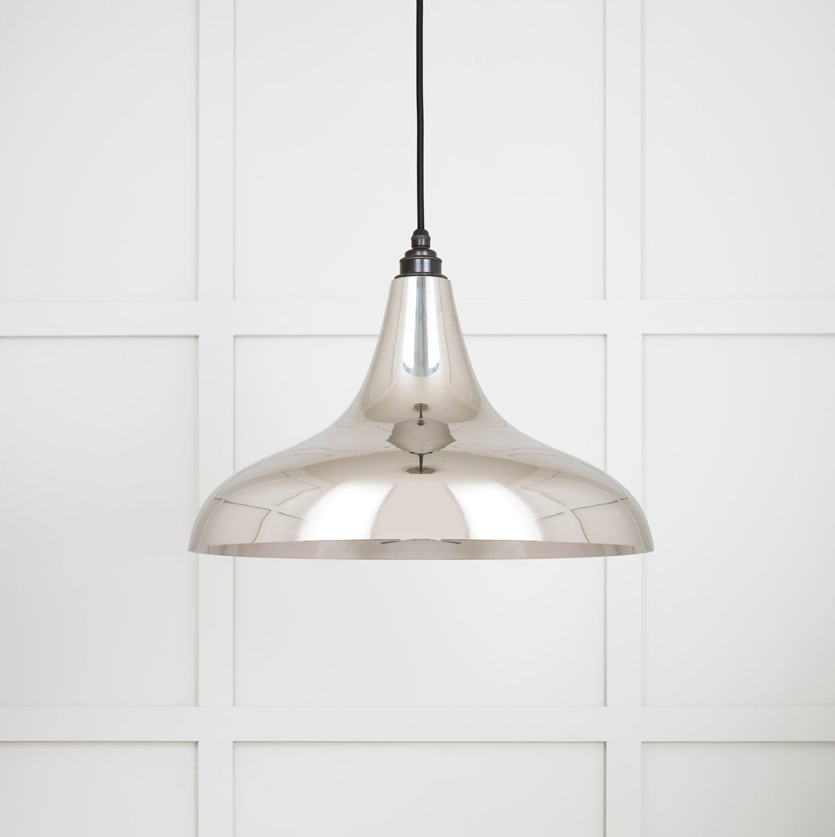 Smooth Nickel Frankley Pendant by From The Anvil