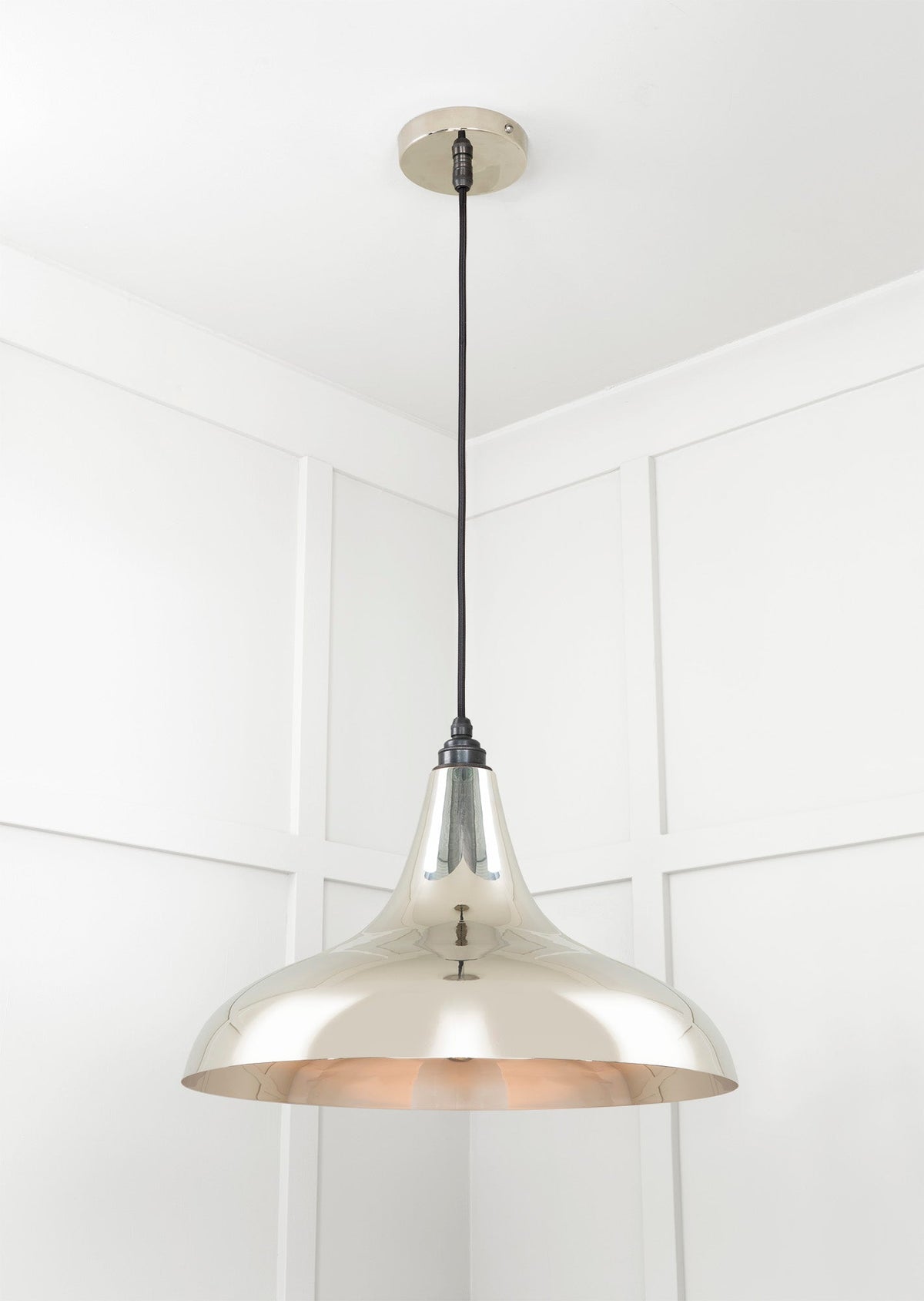 Smooth Nickel Frankley Pendant by From The Anvil