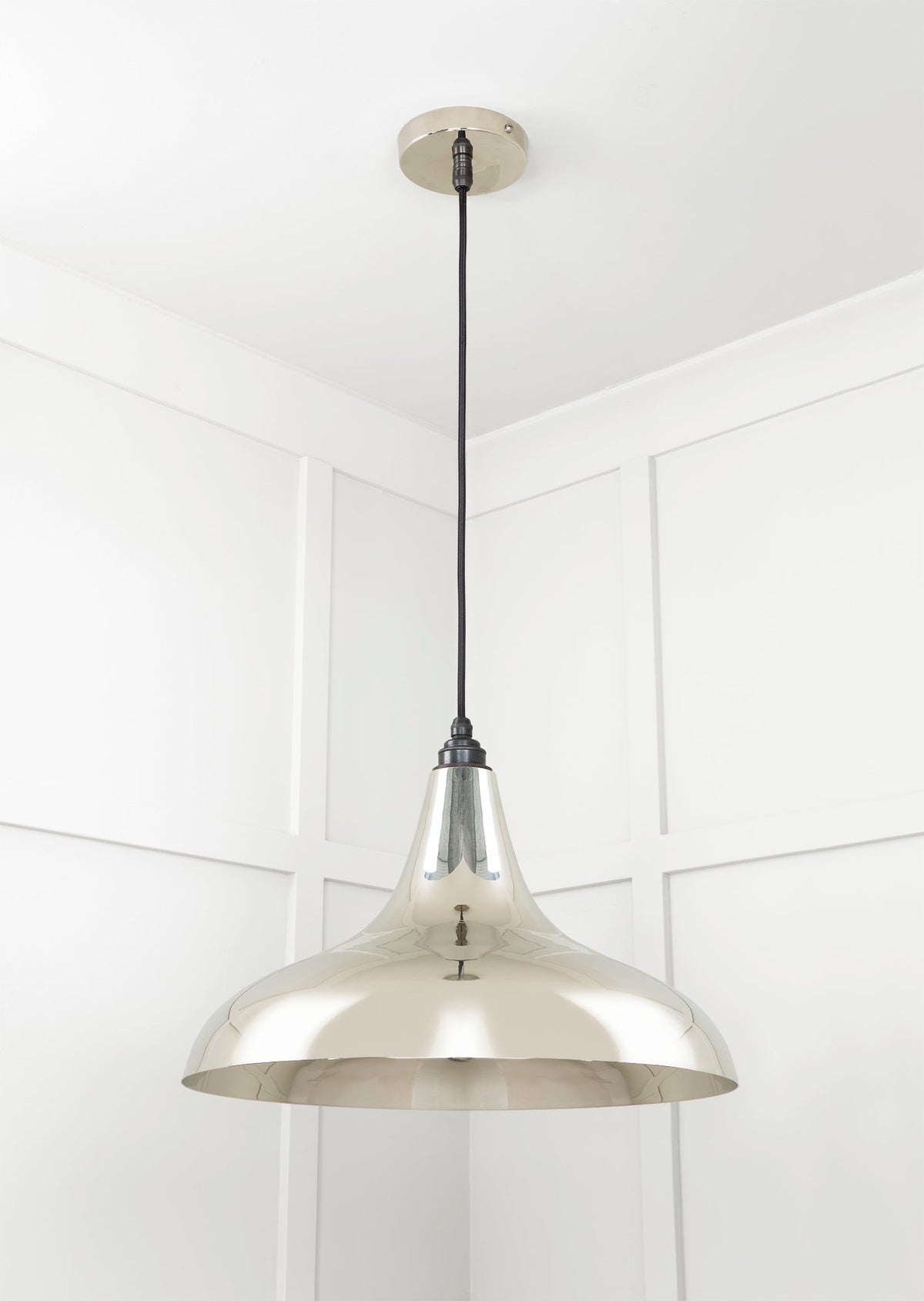 Smooth Nickel Frankley Pendant by From The Anvil