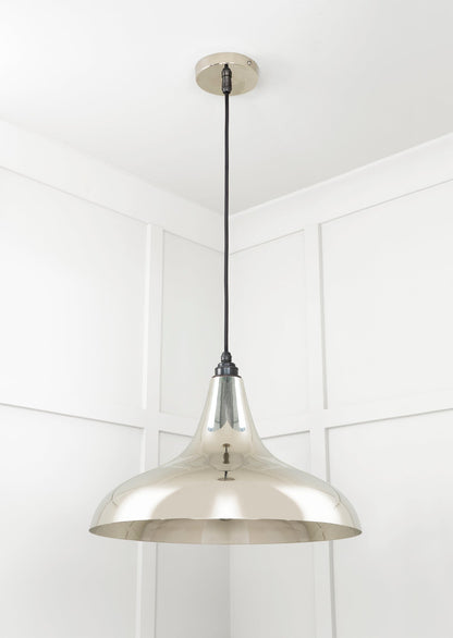 Smooth Nickel Frankley Pendant by From The Anvil