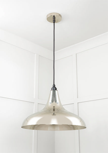 Smooth Nickel Frankley Pendant by From The Anvil
