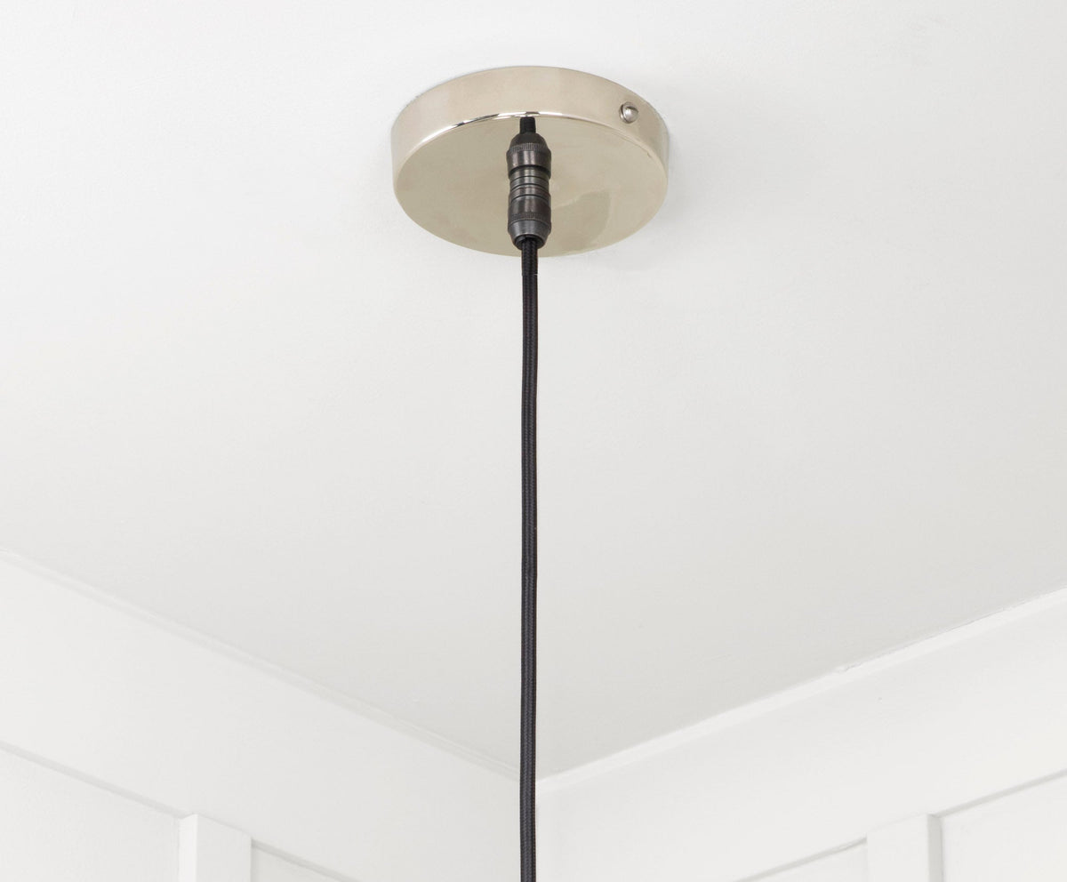 Smooth Nickel Frankley Pendant by From The Anvil