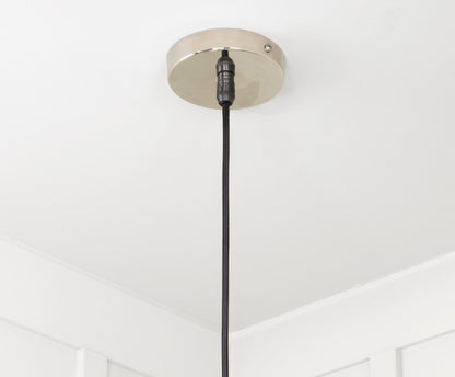 Smooth Nickel Frankley Pendant by From The Anvil
