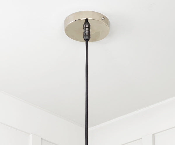 Smooth Nickel Frankley Pendant by From The Anvil