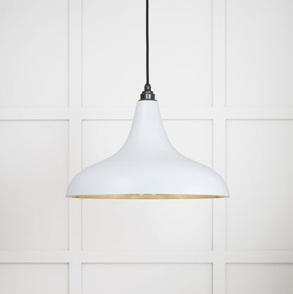 Smooth Brass Frankley Pendant by From The Anvil