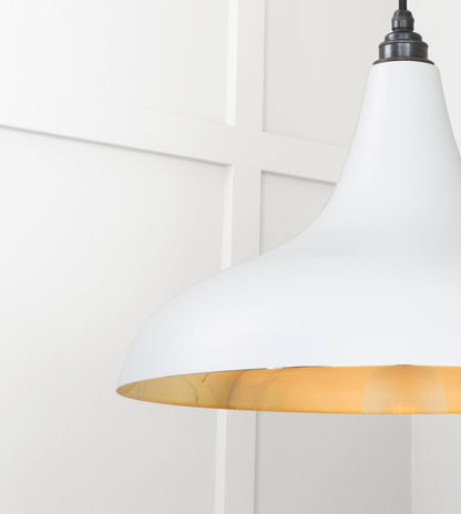 Smooth Brass Frankley Pendant by From The Anvil