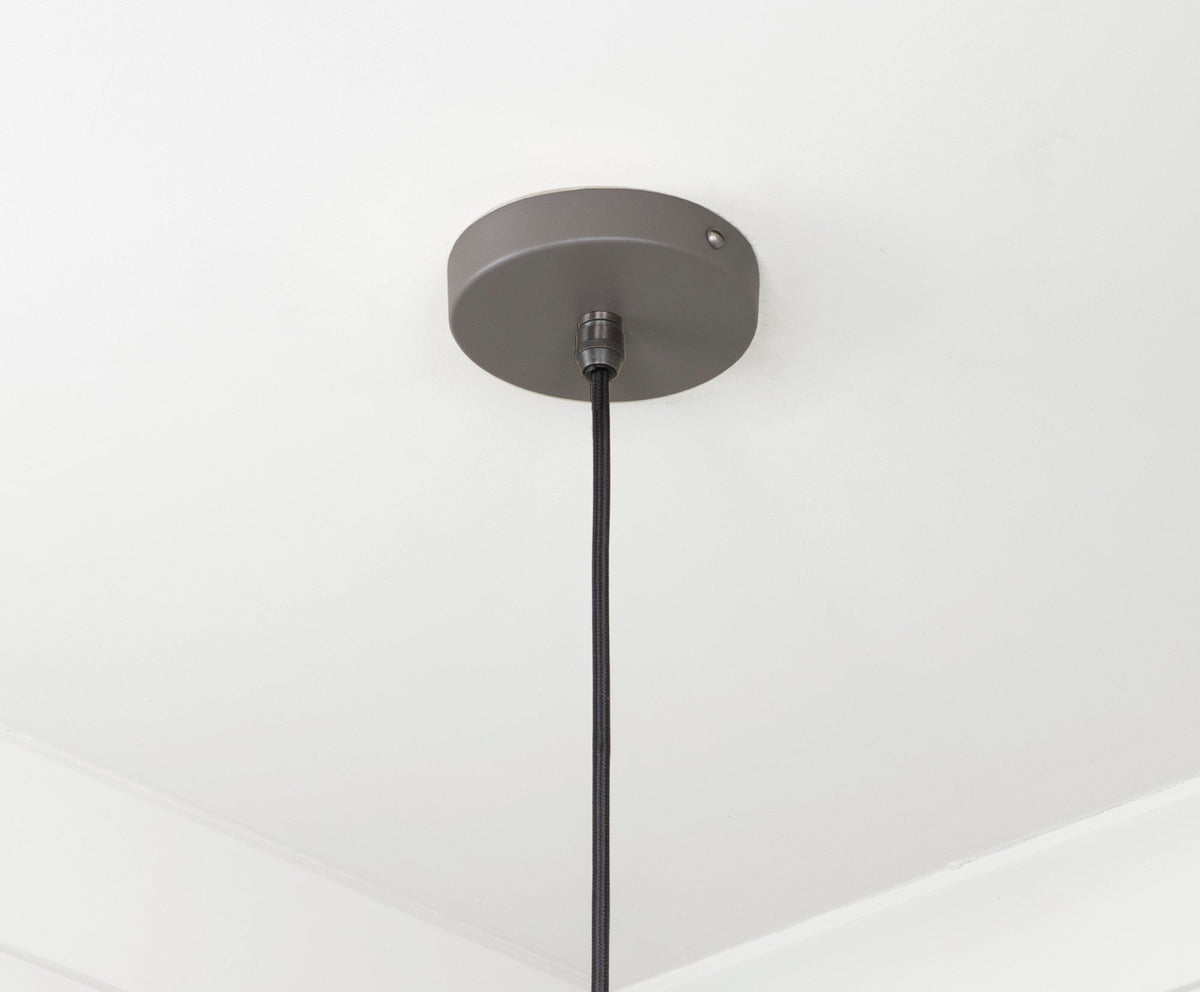Smooth Brass Frankley Pendant by From The Anvil