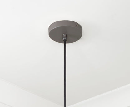Smooth Brass Frankley Pendant by From The Anvil