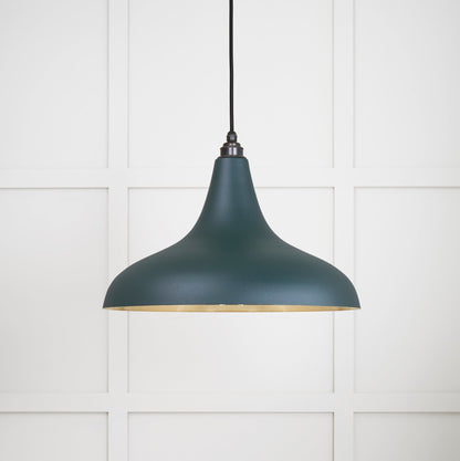 Smooth Brass Frankley Pendant by From The Anvil