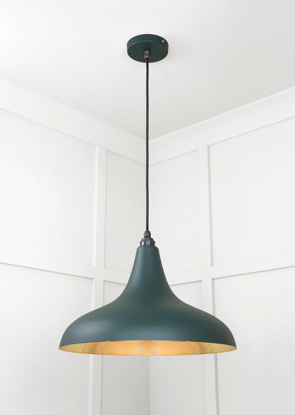 Smooth Brass Frankley Pendant by From The Anvil