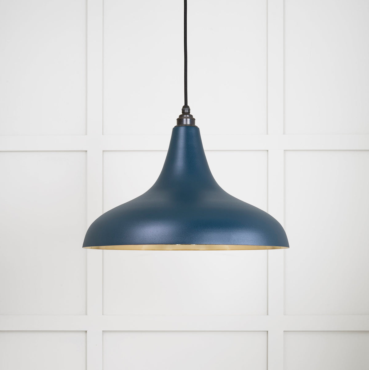 Smooth Brass Frankley Pendant by From The Anvil