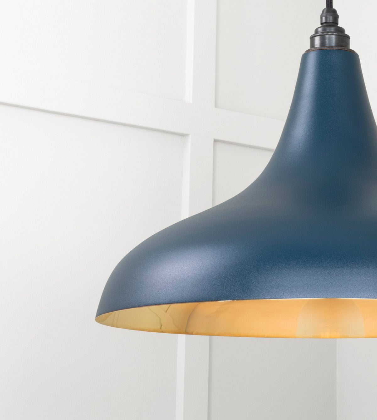 Smooth Brass Frankley Pendant by From The Anvil