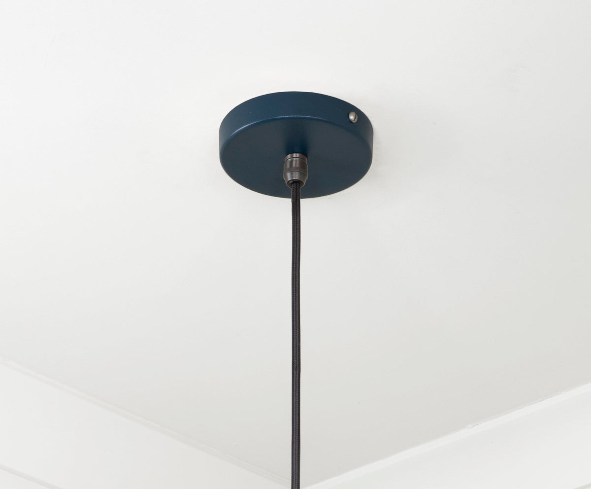 Smooth Brass Frankley Pendant by From The Anvil