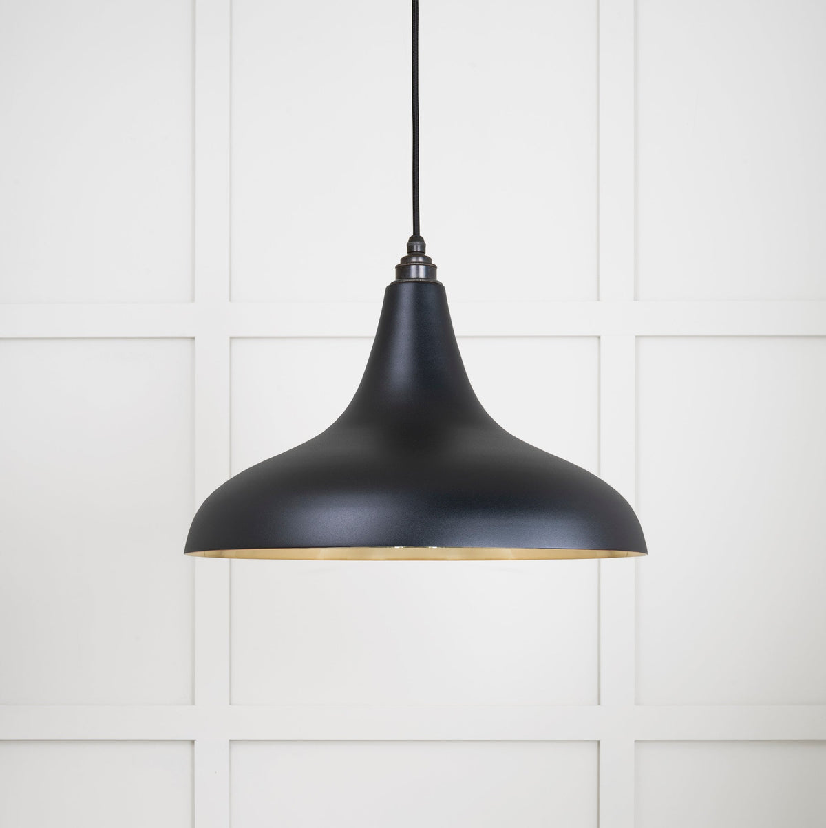 Smooth Brass Frankley Pendant by From The Anvil