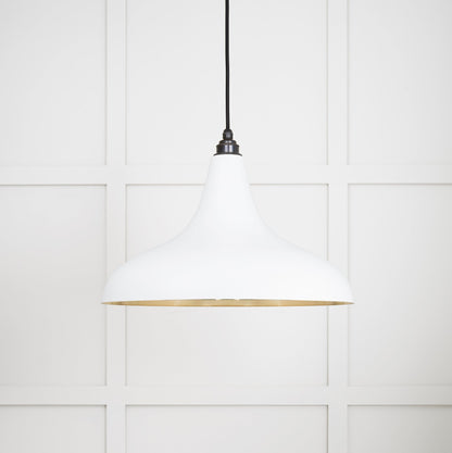 Smooth Brass Frankley Pendant by From The Anvil
