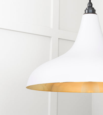 Smooth Brass Frankley Pendant by From The Anvil