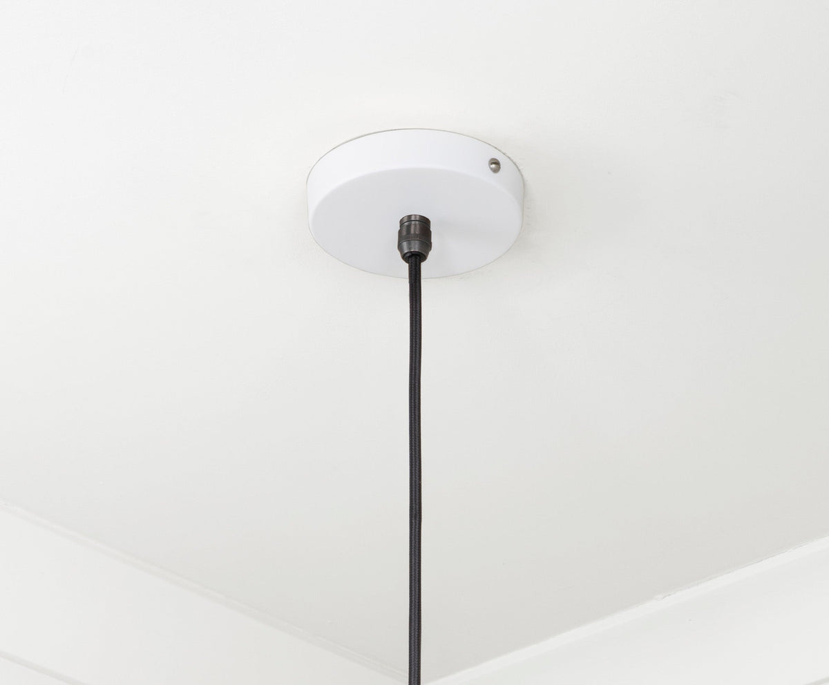 Smooth Brass Frankley Pendant by From The Anvil