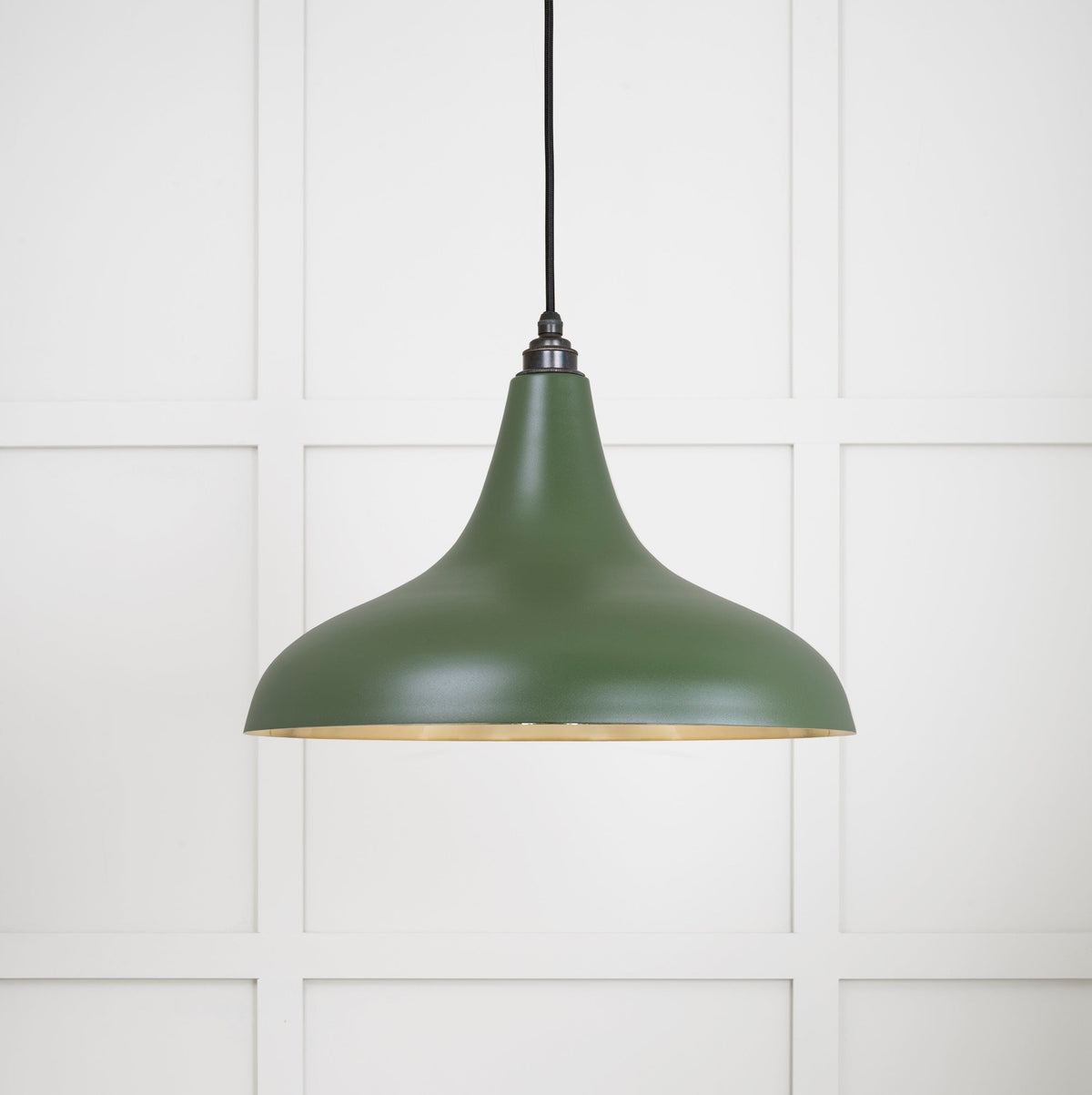 Smooth Brass Frankley Pendant by From The Anvil