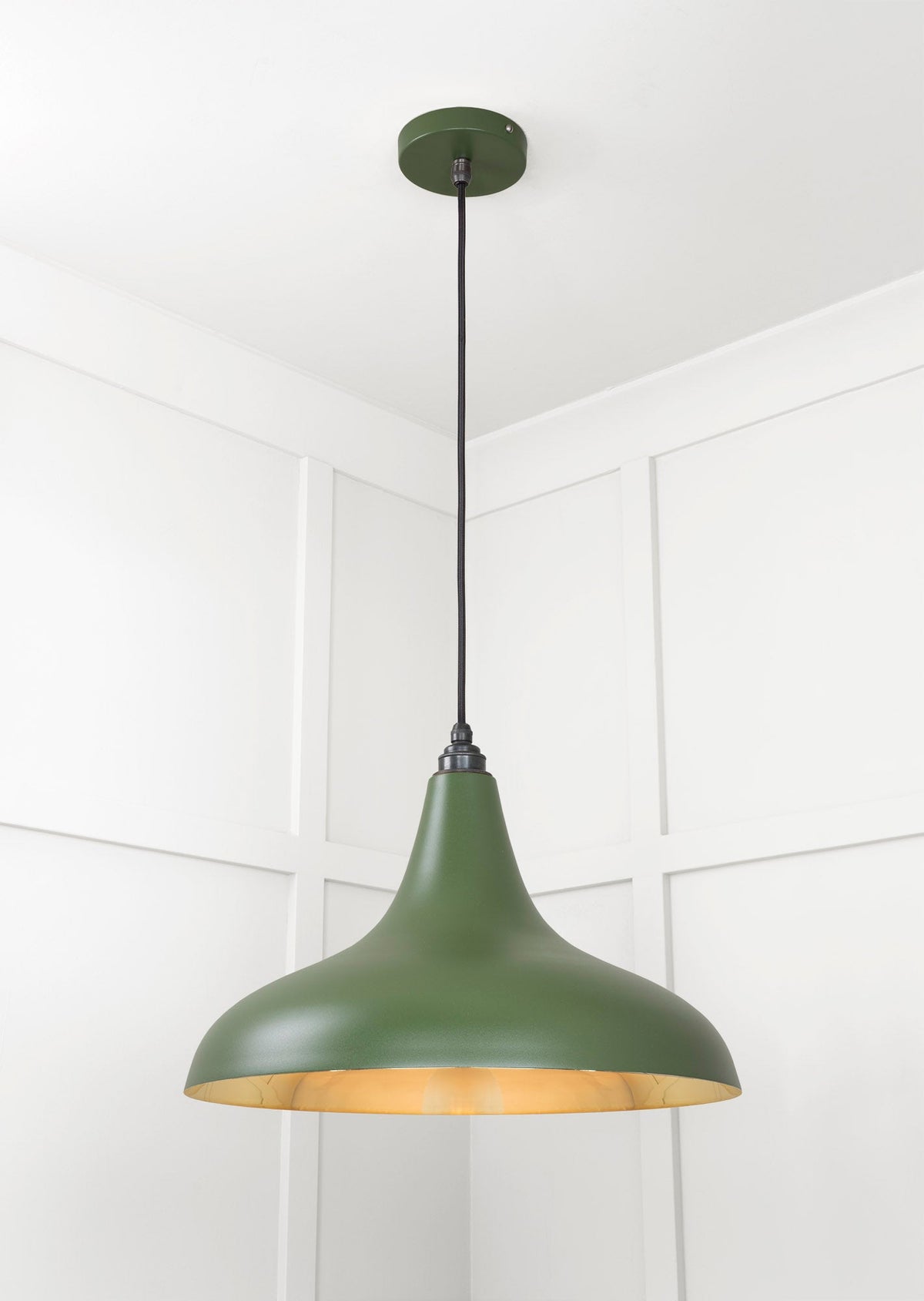 Smooth Brass Frankley Pendant by From The Anvil