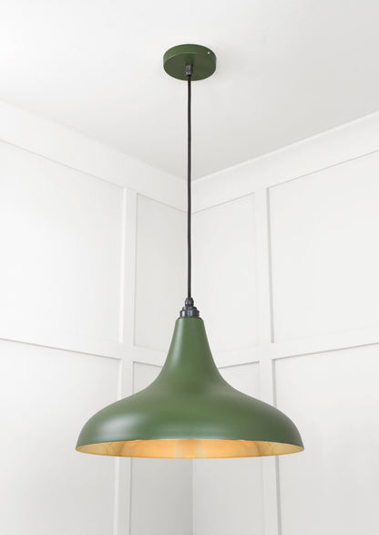Smooth Brass Frankley Pendant by From The Anvil