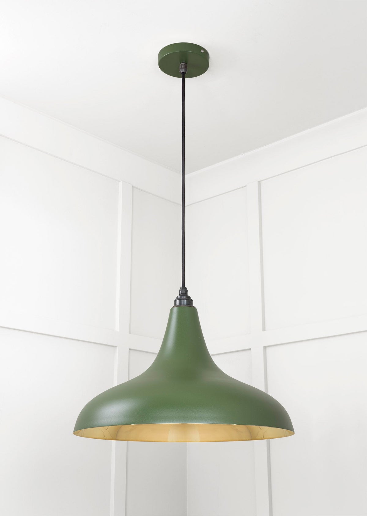 Smooth Brass Frankley Pendant by From The Anvil