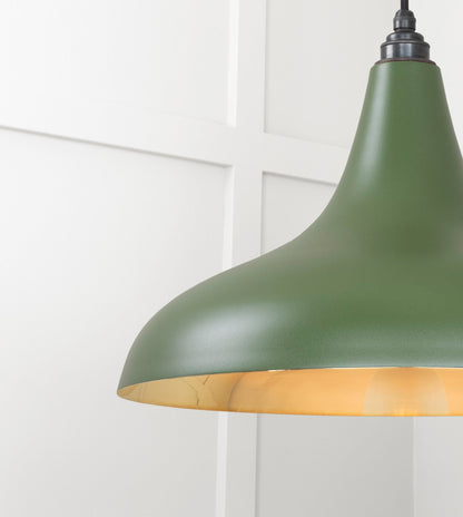 Smooth Brass Frankley Pendant by From The Anvil