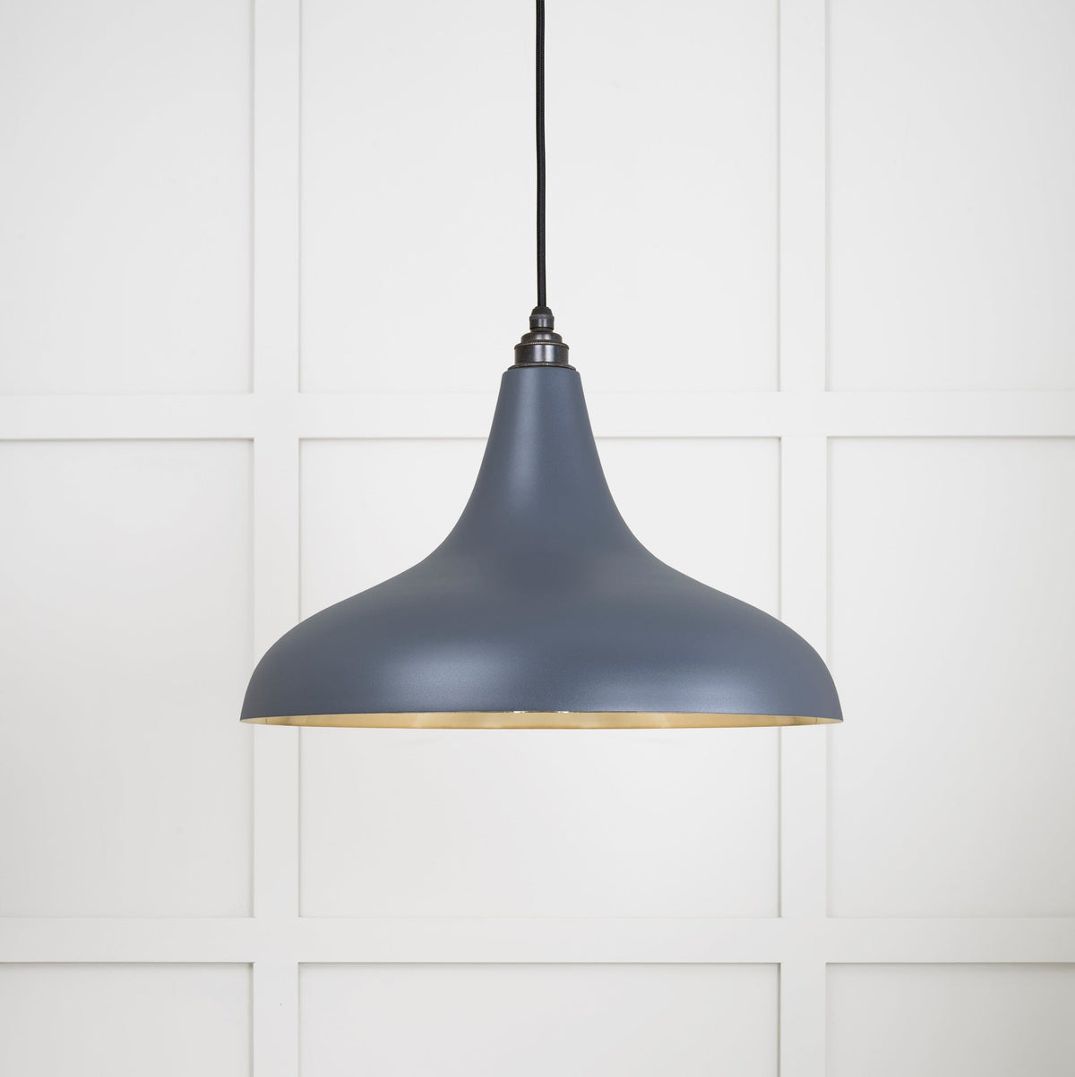 Smooth Brass Frankley Pendant by From The Anvil