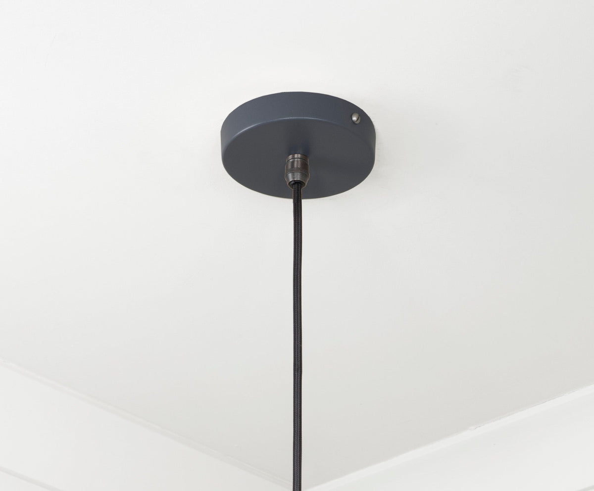 Smooth Brass Frankley Pendant by From The Anvil