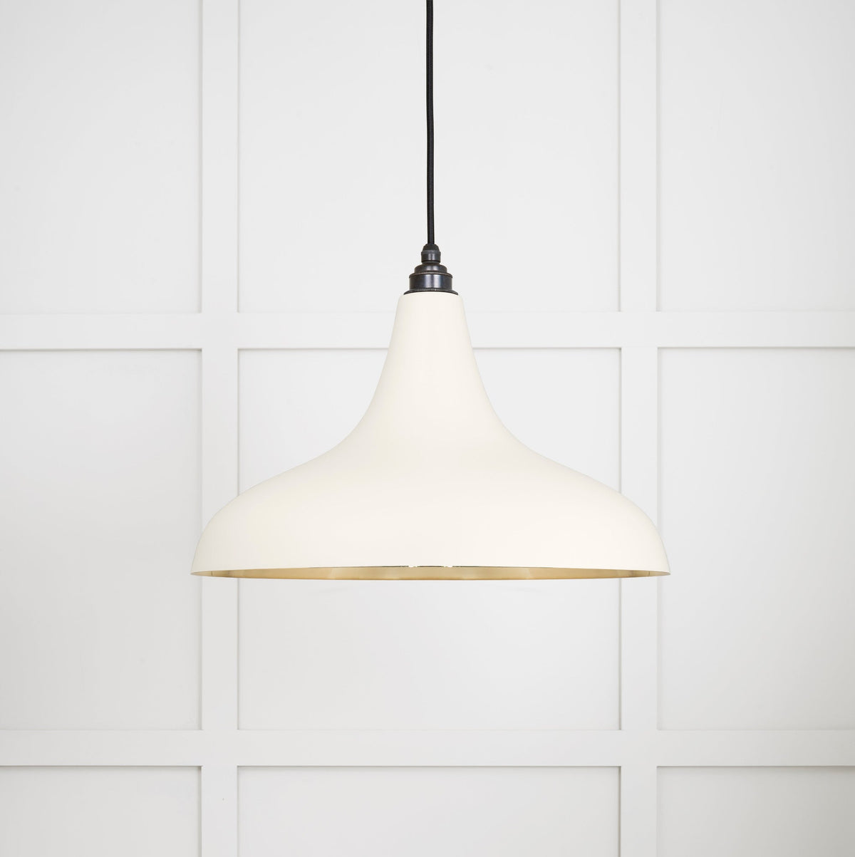 Smooth Brass Frankley Pendant by From The Anvil