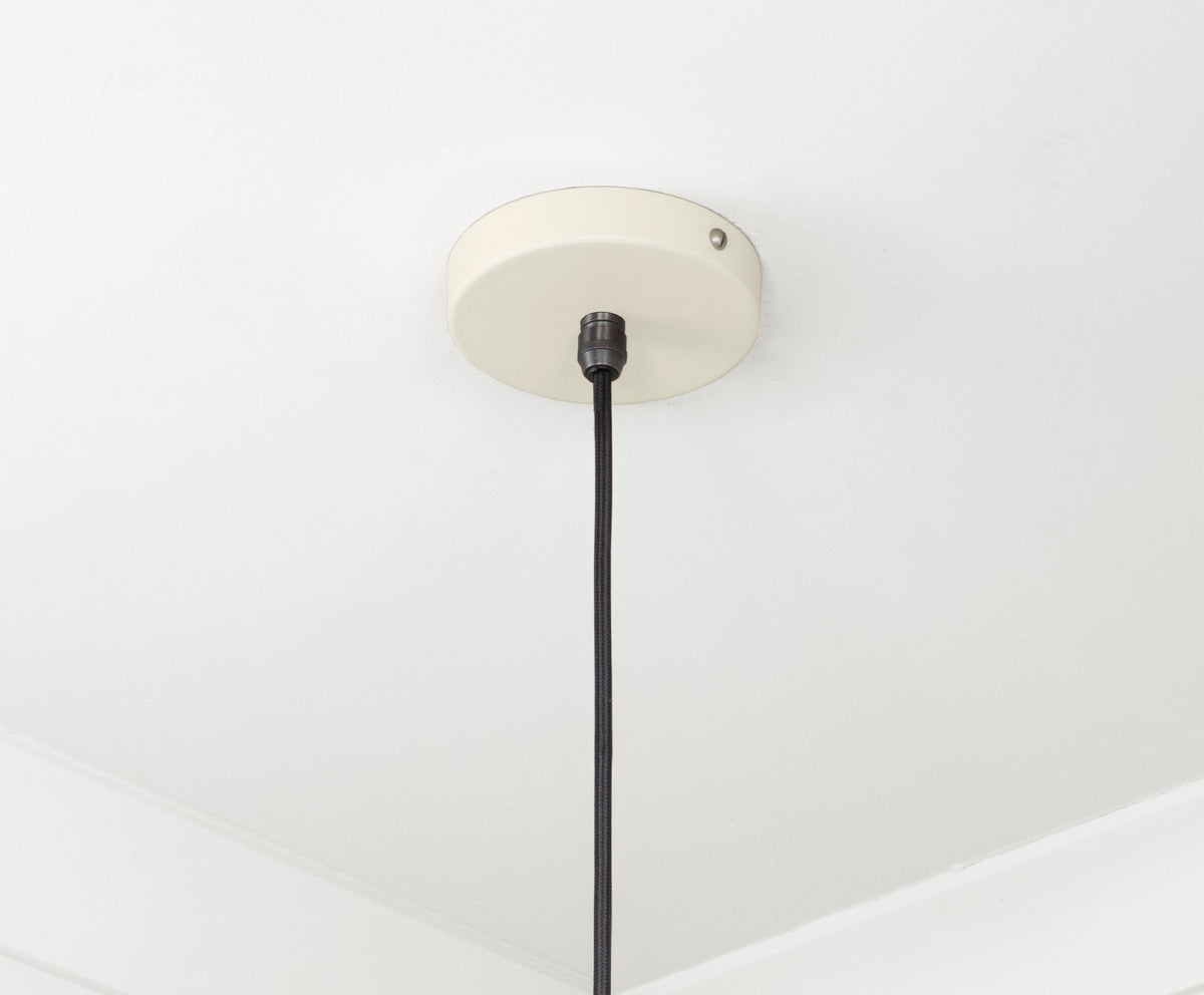 Smooth Brass Frankley Pendant by From The Anvil