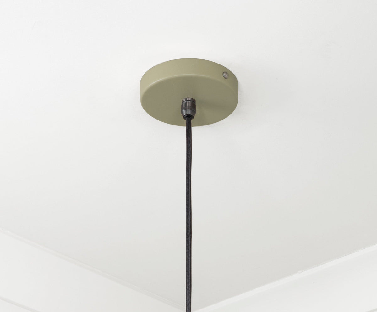 Smooth Brass Frankley Pendant by From The Anvil
