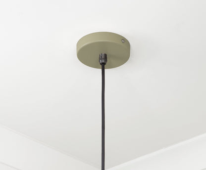 Smooth Brass Frankley Pendant by From The Anvil
