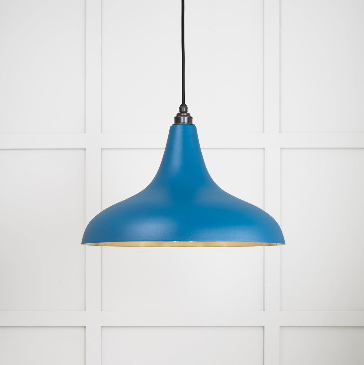 Smooth Brass Frankley Pendant by From The Anvil