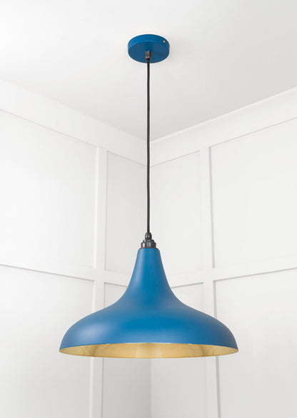 Smooth Brass Frankley Pendant by From The Anvil