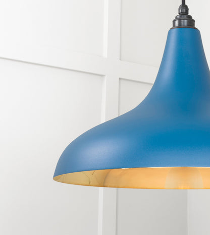 Smooth Brass Frankley Pendant by From The Anvil