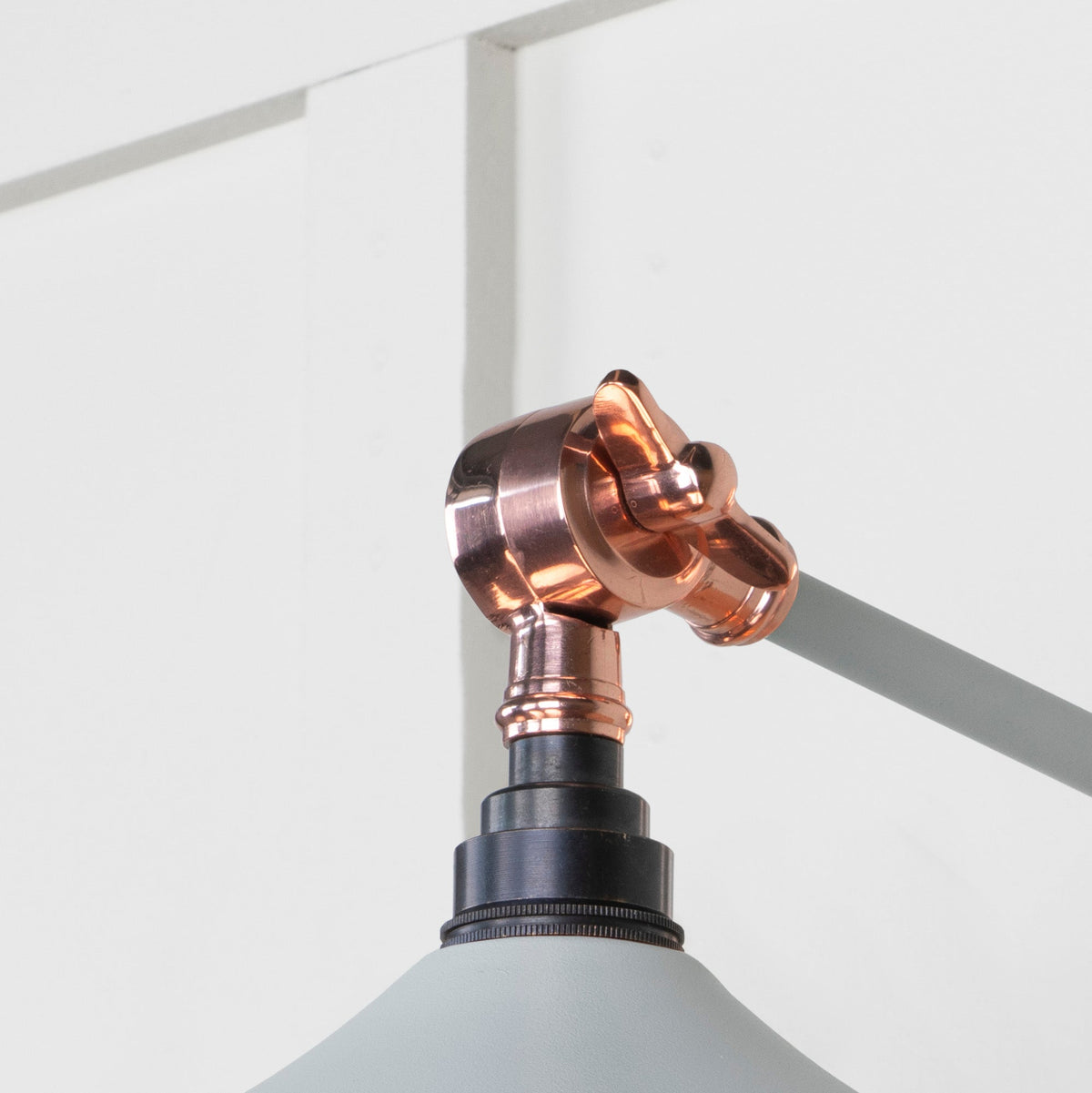 Smooth Copper Flora Wall Light by From The Anvil